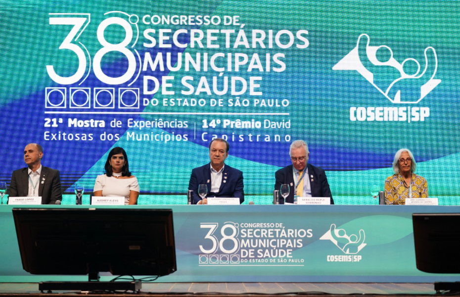 Governo de SP apresenta programa Saúde Digital Paulista durante 38º Congresso de Secretários Municipais de Saúde do Estado de São Paulo
