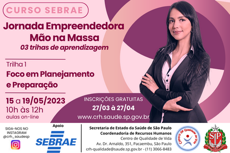 CRH em parceria com SEBRAE oferece trilha de aprendizagem para o Empreendedorismo